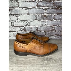 Allen Edmonds Sanford Brown Leather Cap Toe Oxfords Shoes Men’s Sz 9.5C US/43EU